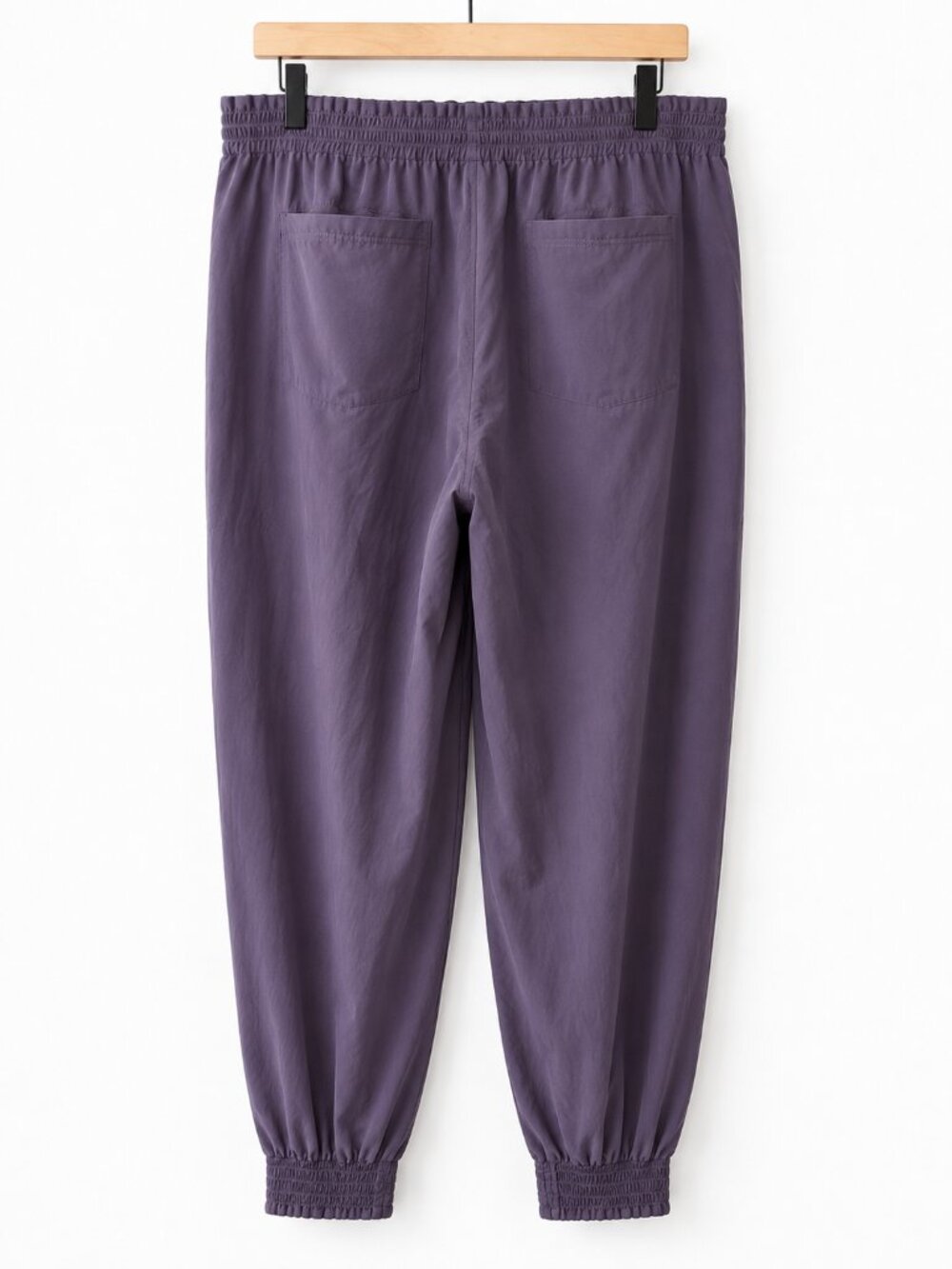 Athleta Savannah Jogger 14 Petite Featherweight Stretch Travel Pants Purple - Picture 5 of 6